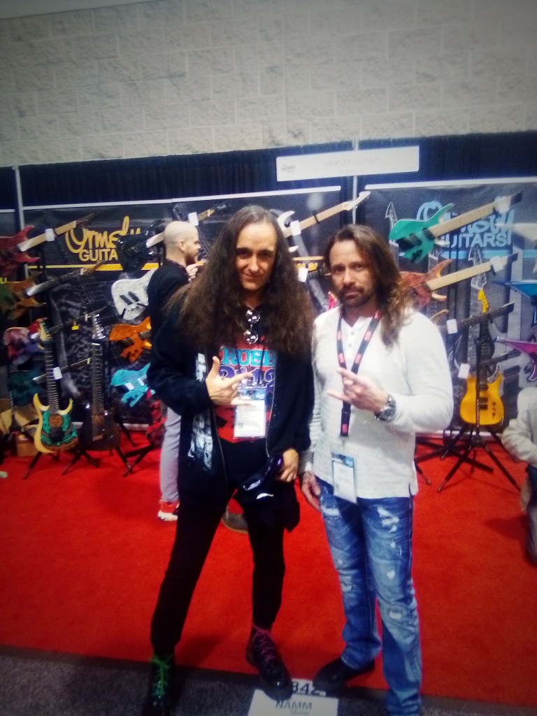 We finally met! Hangin' with Rusty Cooley